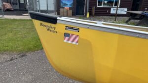 Wenonah Boundary Waters - Aramid Ultralight, Silver Trim, Curved Hung Web Seats - Outfitter - Blem