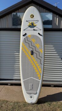 Used C4 iSUP XL 10' x 33" x 475" Inflatable Stand Up PaddleBoard - Image 8