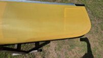 Wenonah Escape - Aramid Ultralight, Silver Trim, Ash Yoke, Bucket Seats, Foot Brace Installed - Blem - Image 11
