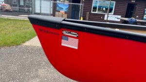 Wenonah Wilderness - Solo Canoe - T-Formex, Black Trim, Adjustable Seat - Blem