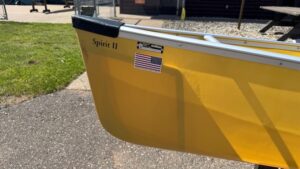 Wenonah Spirit II - Aramid Ultra-Light, Silver Trim, Ash Yoke, Bucket Seats with Sliding Bow, Foot Brace - NOS