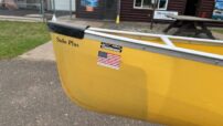 Wenonah Solo Plus - Aramid Ultra-Light, Silver Trim, Web Seats, Center Adjustable Hung Web Seat, Center and Stern Footbraces, Internal Felt Skid Plates - NOS