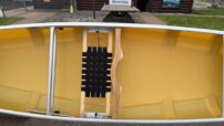 Wenonah Solo Plus - Aramid Ultra-Light, Silver Trim, Web Seats, Center Adjustable Hung Web Seat, Center and Stern Footbraces, Internal Felt Skid Plates - NOS - Image 5
