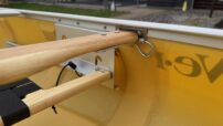 Wenonah Solo Plus - Aramid Ultra-Light, Silver Trim, Web Seats, Center Adjustable Hung Web Seat, Center and Stern Footbraces, Internal Felt Skid Plates - NOS - Image 7