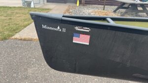 Wenonah Minnesota II Canoe - Graphite Ultralight, Black Trim, Bucket Seats - Blem