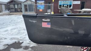 Wenonah Voyager - Graphite Ultra-Light, Black Trim, Center Pedestal Seat, Footbrace - NOS