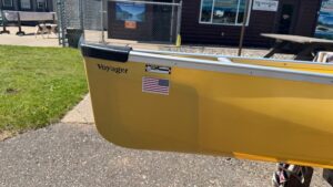 Wenonah Voyager - Aramid Ultra-Light, Silver Trim, Pedestal Seat, Footbrace - NOS