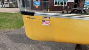 Wenonah Voyager - Aramid Ultra-Light, Silver Trim, Pedestal Seat, Footbrace - NOS