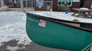 Wenonah Prospector 16 - T-Formex, Black Vinyl Trim, Hung Web Seats - NOS