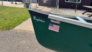 Wenonah Kingfisher - Tuf-Weave, Ash Yoke, Hung Web Seats, Green - Blem