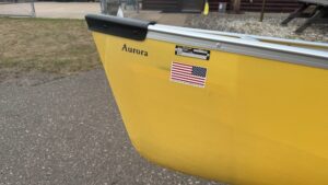 Wenonah Aurora - Aramid Ultralight, Silver Aluminum Trim, Hung Web Seats, Outfitter Edition - NOS