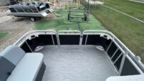 Paddle King - 2025 Lo Pro Angler - 13' - Small (Mini) Pontoon Boat, 20HP Mercury Motor, Custom Trailer, Bimini and Mooring Cover - Image 9