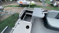 Paddle King - 2025 Lo Pro Angler - 13' - Small (Mini) Pontoon Boat, 20HP Mercury Motor, Custom Trailer, Bimini and Mooring Cover - Image 14