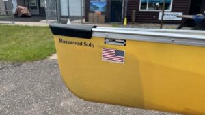 Wenonah Basswood Solo - Aramid Ultra-Light, VersiGunwale, Hung Web Seat, Outfitter Edition - NOS