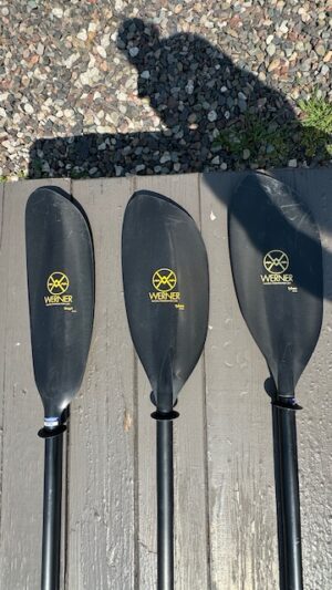 Kayak Paddles - Werner Tybee and Skagit CF - Standard Fit - used