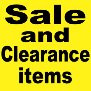 Sale and Clearance Items