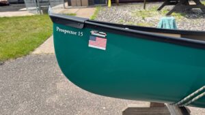 Wenonah Prospector 15 - T-Formex, Black Trim,  Web Seats - Blem