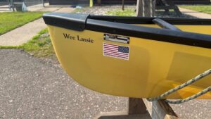 Wenonah Wee Lassie 10'6" - Aramid Ultra-Light, Black Aluminum Trim, Floor Mount Seat - Blem