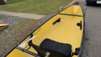 Wenonah Wee Lassie 12'6" - Aramid Ultra-Light, Black Aluminum Trim, Floor Mounted Seat, Foot Brace - NOS - Image 5