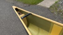 Wenonah Wilderness - Graphite Ultra Light, Wood Inwales w Black Accent, Center Pedestal Seat, Foot Brace - Blem - Image 6
