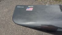 Wenonah Wilderness - Graphite Ultra Light, Wood Inwales w Black Accent, Center Pedestal Seat, Foot Brace - Blem - Image 8