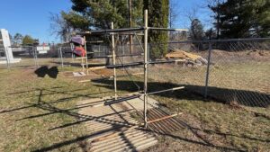Rack for Canoe, Kayak, SUP - In Ground Rack