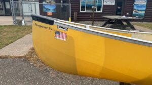 Wenonah Prospector 15 - Outfitter, Aramid Ultralight, Silver Trim, Curved Hung Web Seats - NOS