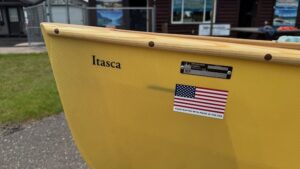 Wenonah Itasca - Aramid Ultralight, Wood Trim with Black Accents, Bucket Seats Sliding Bow Seat - NOS