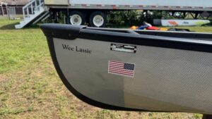 Wenonah Wee Lassie 12'6" - Innegra Blend InTek Barracuda, Ultra-Light, Black Trim, Floor Mount Seat - Factory Demo