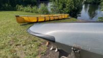 Wenonah Wee Lassie 12'6" - Innegra Blend InTek Barracuda, Ultra-Light, Black Trim, Floor Mount Seat - Factory Demo - Image 8