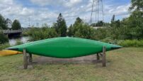 Wenonah Spirit II - InTek Polyester Ultra Light, Black Trim, Ash Yoke, Graphite Bucket Seats with Sliding Bow, Foot Brace - Factory Demo - Image 6