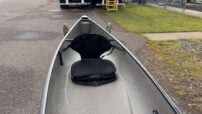 Wenonah Wee Lassie 12'6" - Carbon INTEK Infusion, Black Trim, Floor Mounted Seat, Foot Brace - Blem - Image 6