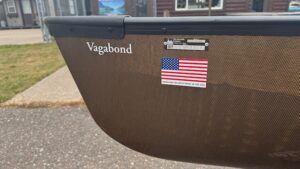 Wenonah Vagabond - Graphite Ultralight, Black Trim, Center Adjustable Hung Web Seat - Blem - 1 of a kind