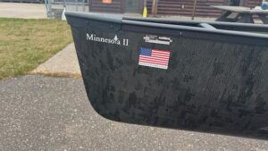 Wenonah Minnesota II Canoe - Graphite Ultralight, Black Trim, Bucket Seats - 1 of a kind - Blem