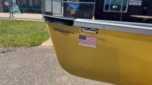 Wenonah Wilderness - Aramid Ultra-Light, Silver Trim, Center Adjustable Hung Web Seat, VersiGunwales - NOS