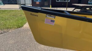 Wenonah Aurora - Aramid Ultra-Light, Black Trim, Hung Web Seats - Blem