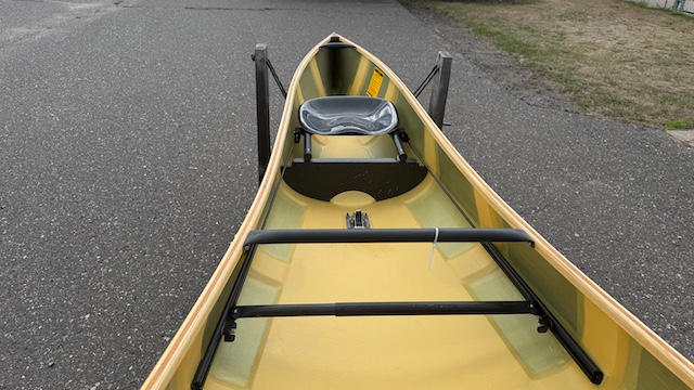 Wenonah Jensen V1 Pro - Graphite Ultra-Light, Wood Inhales w Black Accents, Race Seats, Self Bailer- NOS - Image 5
