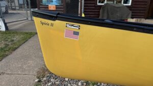 Wenonah Spirit II - Aramid SuperLight, Black Trim, Bucket Seats, Foot Brace - Blem