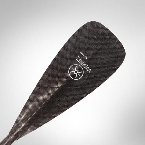 Canoe Paddle – Werner Algonquin – Carbon – 8″ Adjustable LeverLock – Bent Shaft (50-58)