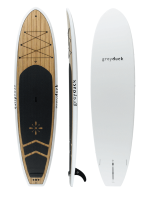 Grey Duck All Day – Zebrawood – 10.8′ x 31″ – Stand Up Paddle Board