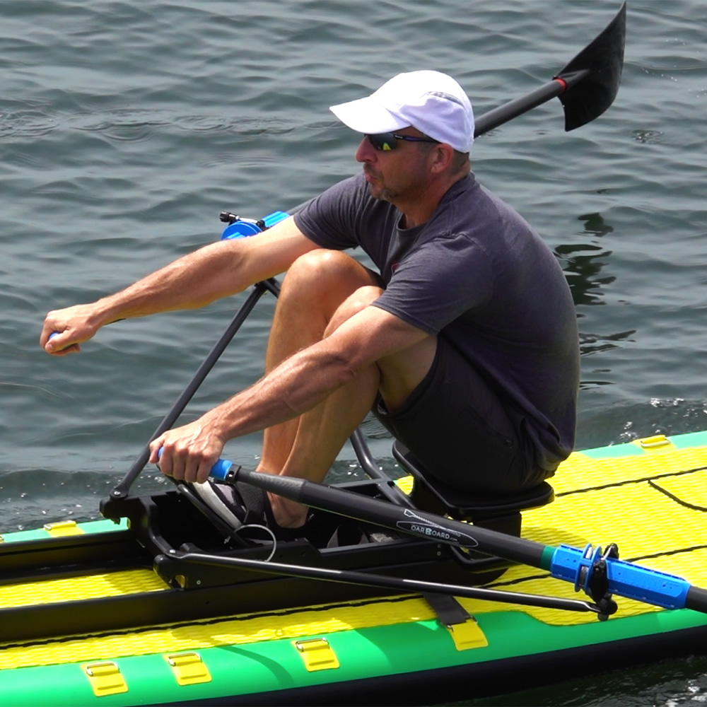 Oar Board® Fitness Row 12′ SUP Standup Paddle Board Rower Combo Package –  Oar Board SUP Rower
