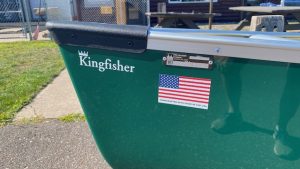 Wenonah Kingfisher - Tuf-Weave, Ash Yoke, Hung Web Seats, Green - Blem