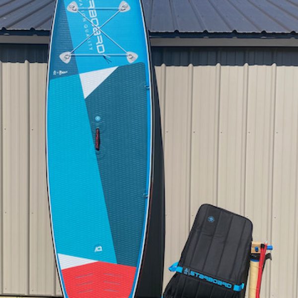 Starboard iGO – Zen – 10’8″ x 33″ x 5″ – Stand Up Paddle Board with Paddle – Includes Board, Pump & Bag
