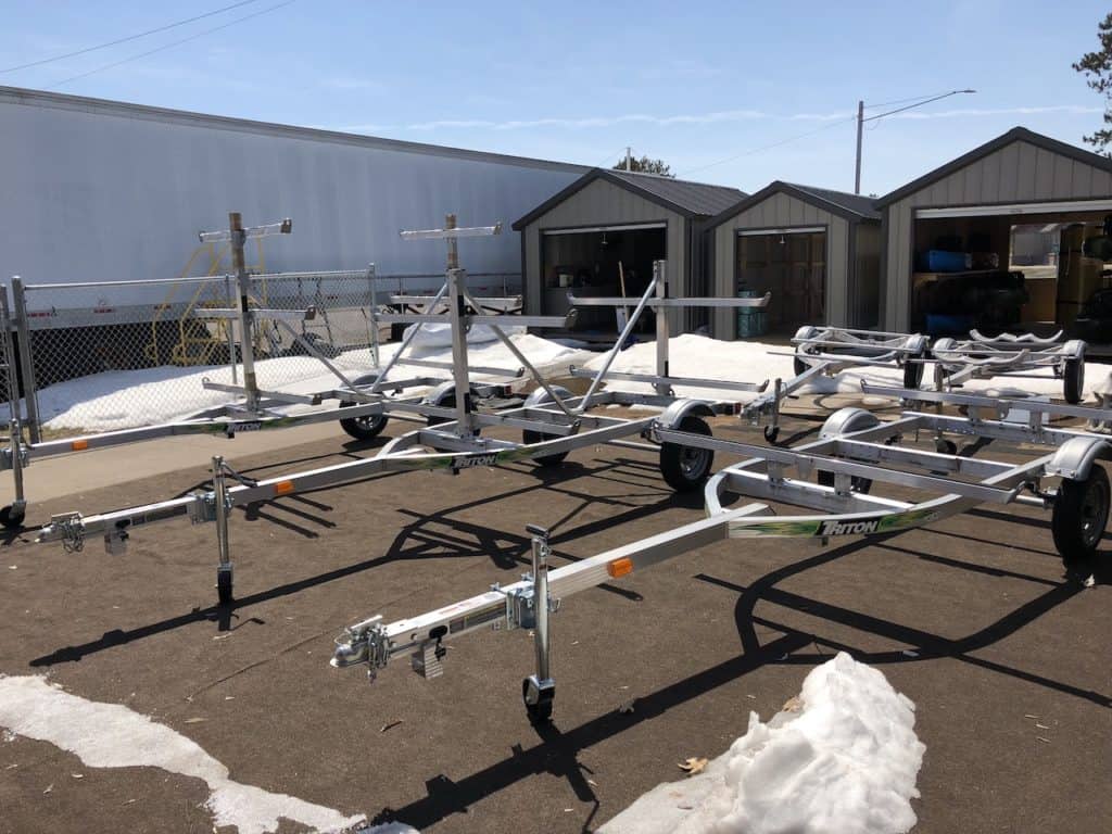 Hayward Water Sports 4 Place Canoe/Kayak Trailer