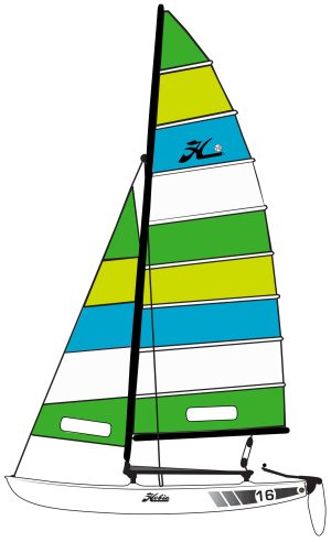 hobie cat sailboat