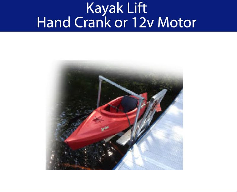 Hayward Water Sports | Kayak Lift Hand Crank or 12v Motor